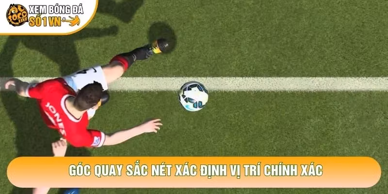 Góc quay sắc nét xác định vị trí chính xác